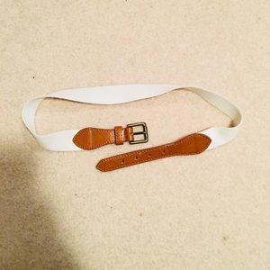 Urban Outfitters | White and Camel Waist Belt